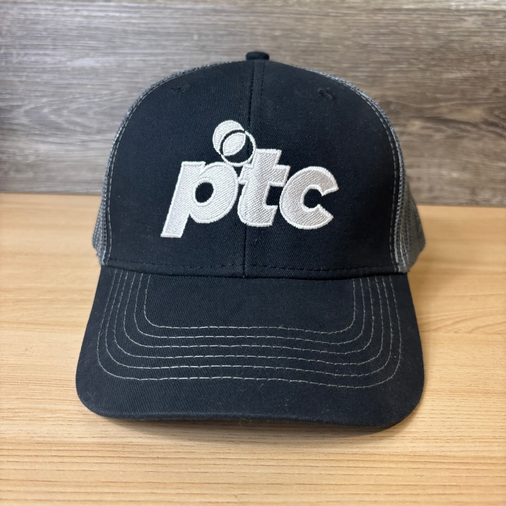 PTC Hat Cap Snap Back Black Trucker‎ Outdoors Adjustable